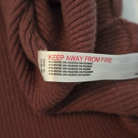 🤎✨ Anthropologie Daily Practice Ribbed V-Neck Sleeveless Sweater Vest Dress XS - Picture 7 of 13